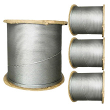 7x19 Dia. 5 mm Cable de acero galvanizado